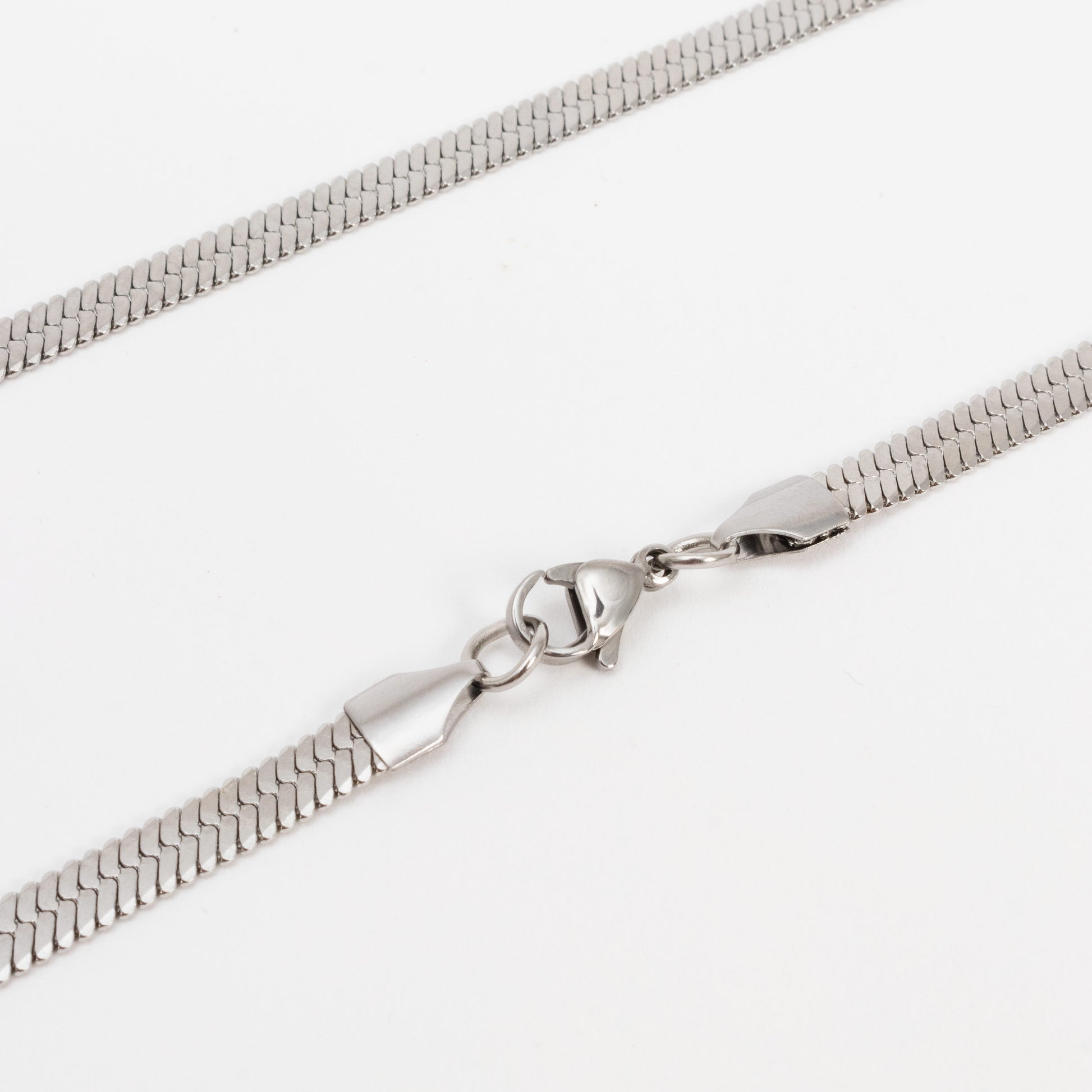 Delicata collana sottile in acciaio inossidabile catena piatta per donna uomo colore argento Color oro girocollo accessori per gioielli in metallo 36 Delicata collana sottile in acciaio inossidabile catena piatta per donna uomo colore argento Color oro girocollo accessori per gioielli in metallo 36