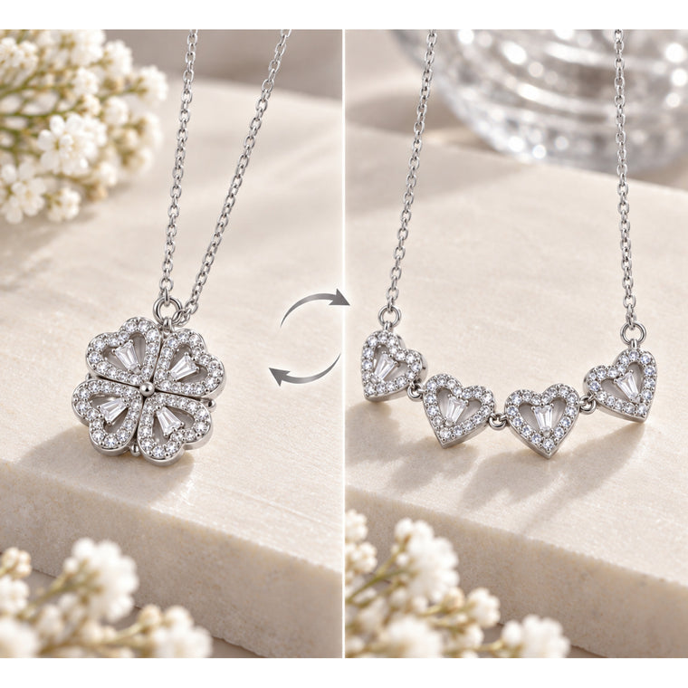 Collana Portafortuna Quadrifoglio