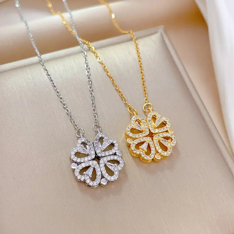 Collana Portafortuna Quadrifoglio