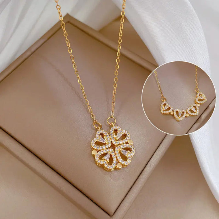 Collana Portafortuna Quadrifoglio