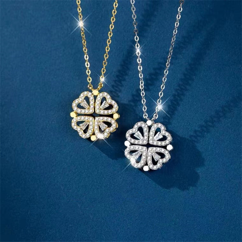 Collana Donna Quadrifoglio Argento CCD122